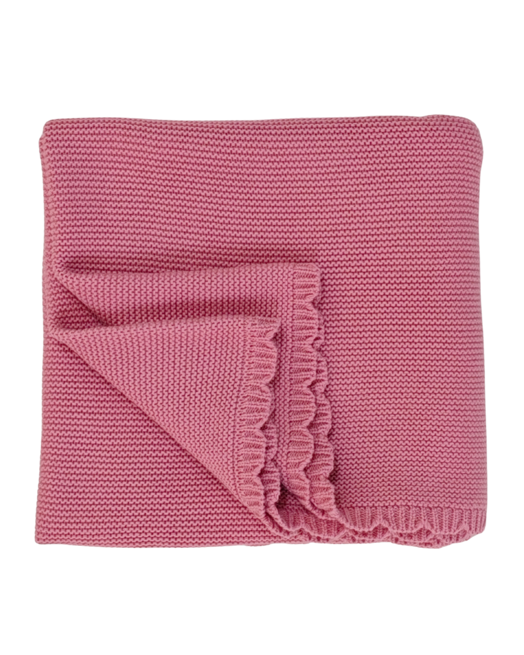 Scallop Knit Blanket ♡ Rosie