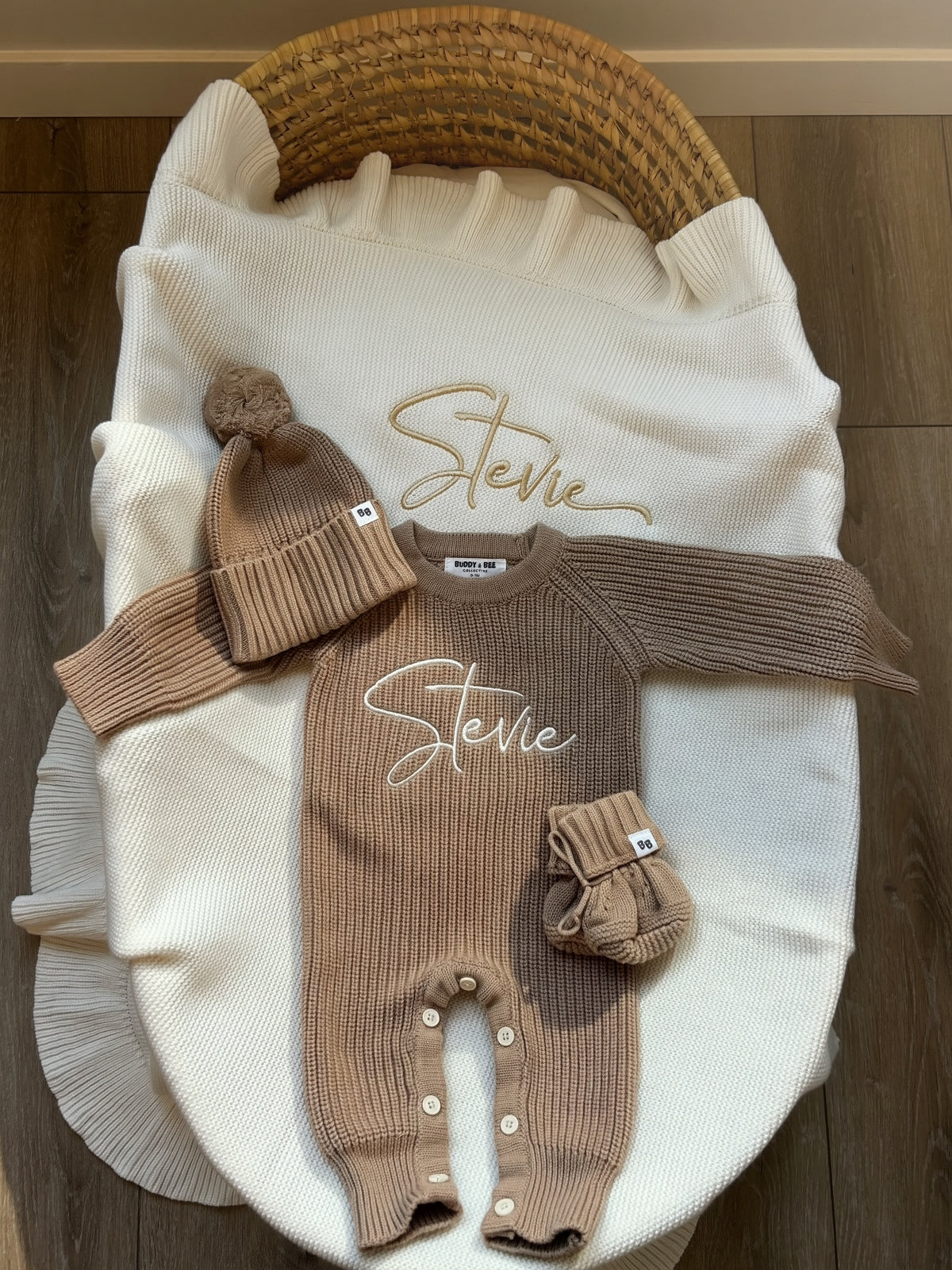 Beanie & Booties ♡ Mocha