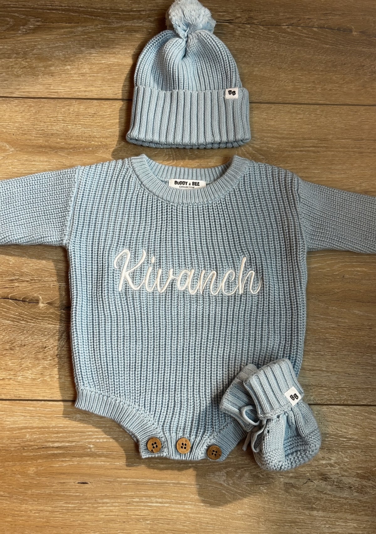 The Theodore Knit Romper ♡ Mist