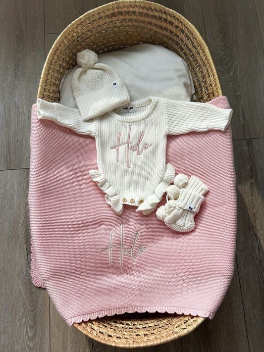 The Daisy Knit Romper ♡ Cloud