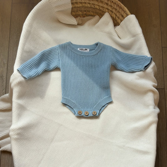 The Theodore Knit Romper ♡ Mist
