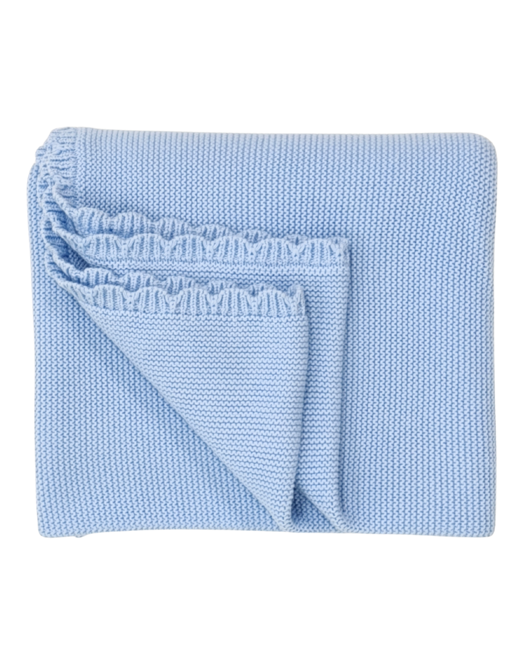 Scallop Knit Blanket ♡ Mist