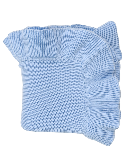 Ruffle Knit Blanket ♡ Mist