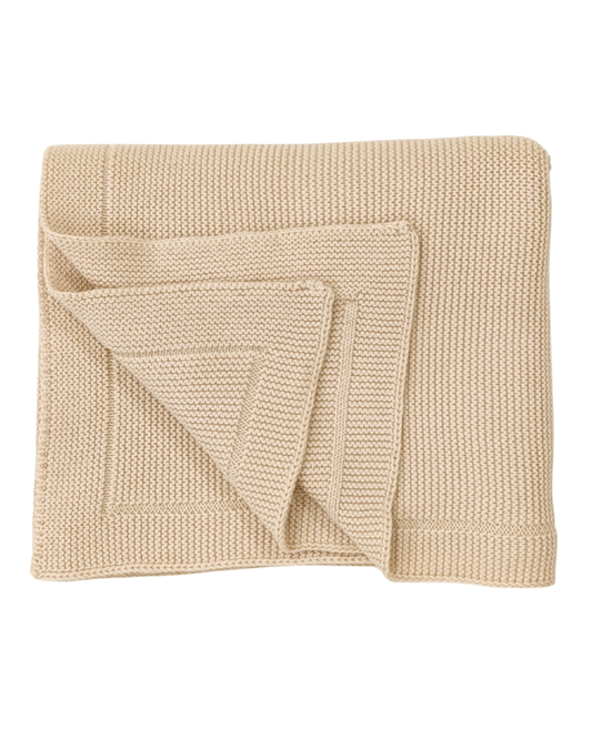 Classic Knit Blanket ♡ Oat