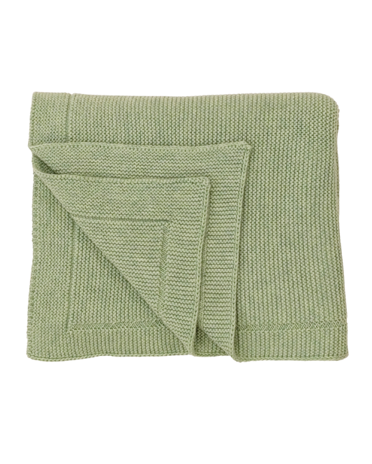 Classic Knit Blanket ♡ Fern