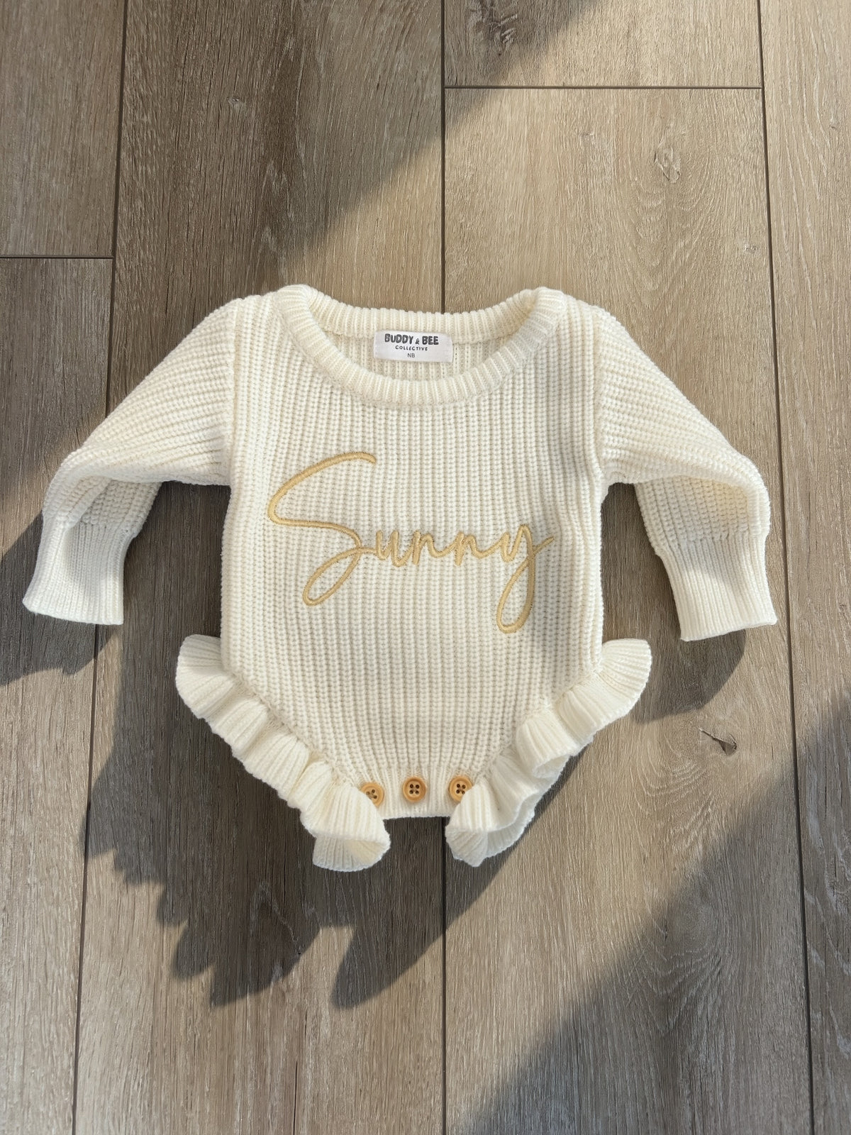 The Daisy Knit Romper ♡ Cloud