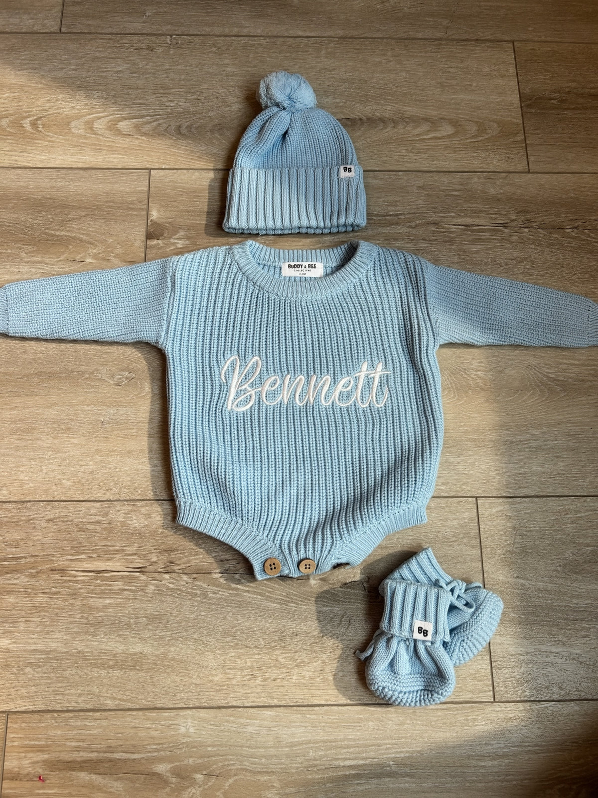 The Theodore Knit Romper ♡ Mist
