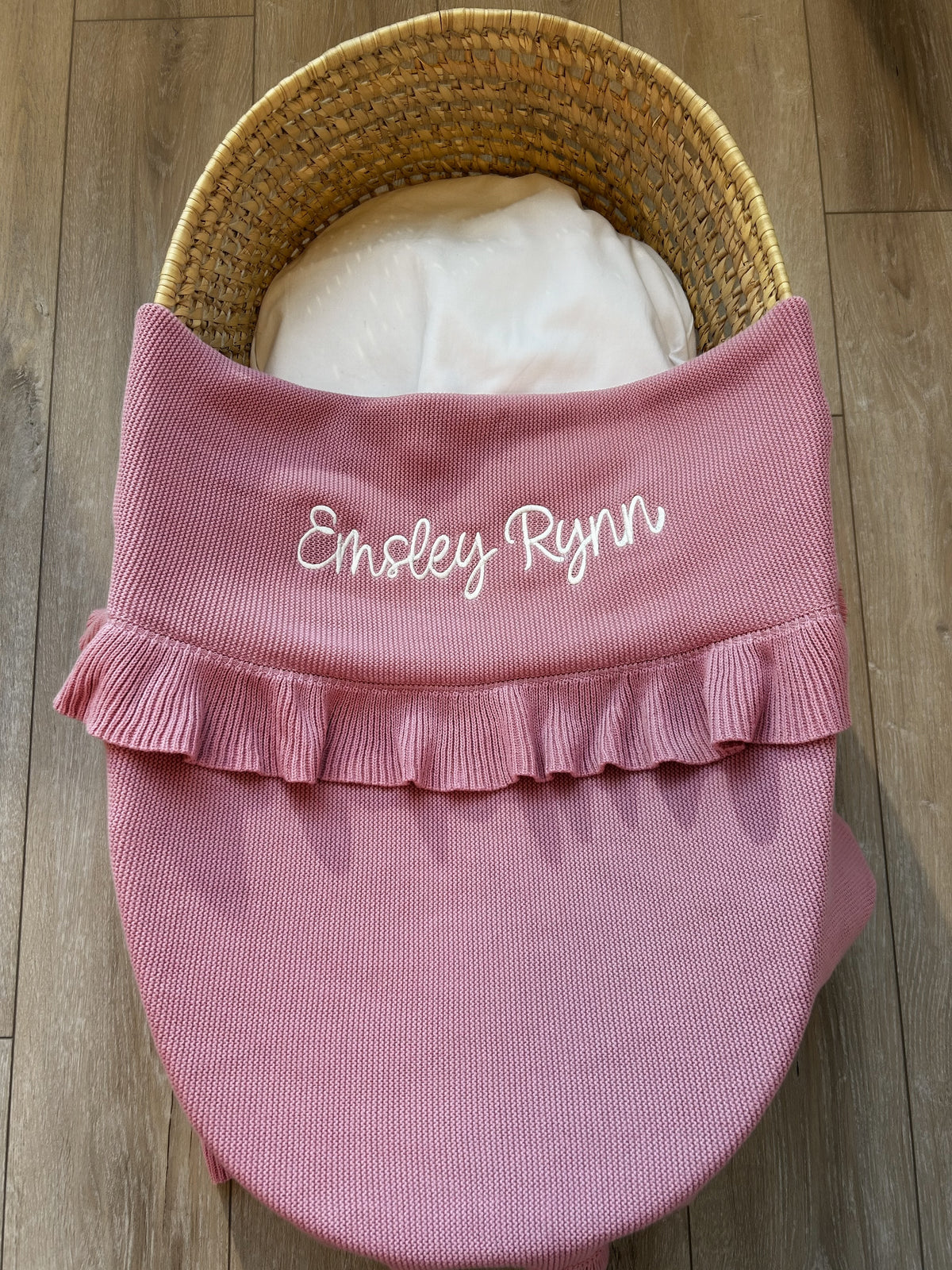 Ruffle Knit Blanket ♡ Rosie